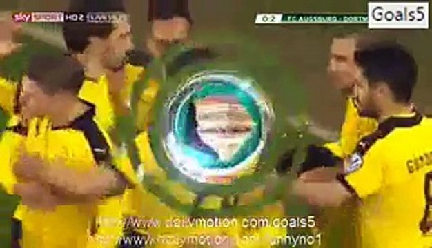 Henrikh Mkhitaryan Goal Augsburg 0 - 2 Dortmund DBF Pokal 16-12-2015
