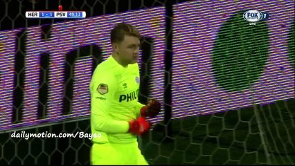 2-1 Oussama Tannane Goal HD - Heracles 2-1 PSV - 16-12-2015 - NVB Beker