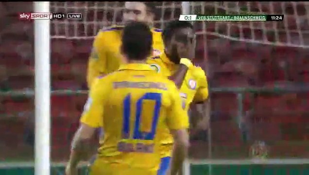 VfB Stuttgart - Braunschweig 3 2 Alle Tore DFB Pokal 16122015
