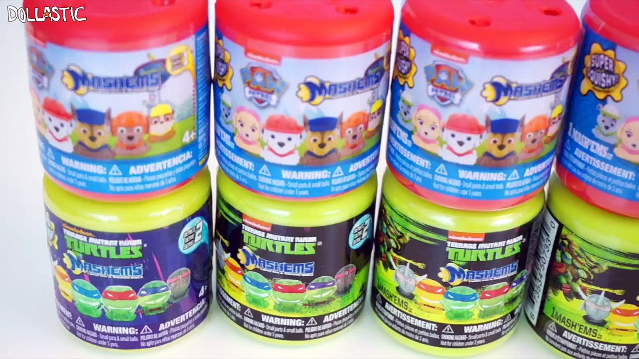 Paw Patrol & TMNT Series2 Mashems/Fashems Surprise Toys Blind Bags