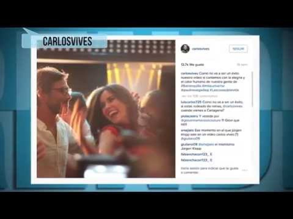 Trending: Carlos Vives presenta su nuevo video con Paulina Vega
