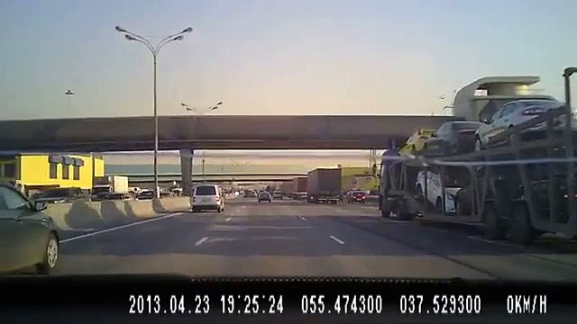 ДТП на МКАД - жесть, авария !