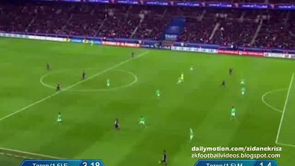 Goal Cavani - PSG 1 - 0 Saint Etienne 16.12.2015 HD