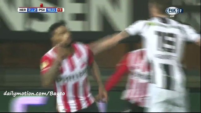 2-3 Jürgen Locadia Goal HD - Heracles 2-3 PSV - 16-12-2015 - NVB Beker