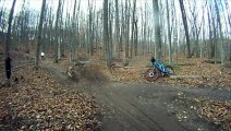 New 2016 Biker Wipes Out in Forest - Funny Videos