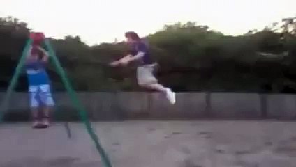 New 2016 Kid On Swing Faceplants Backwards - Funny Videos