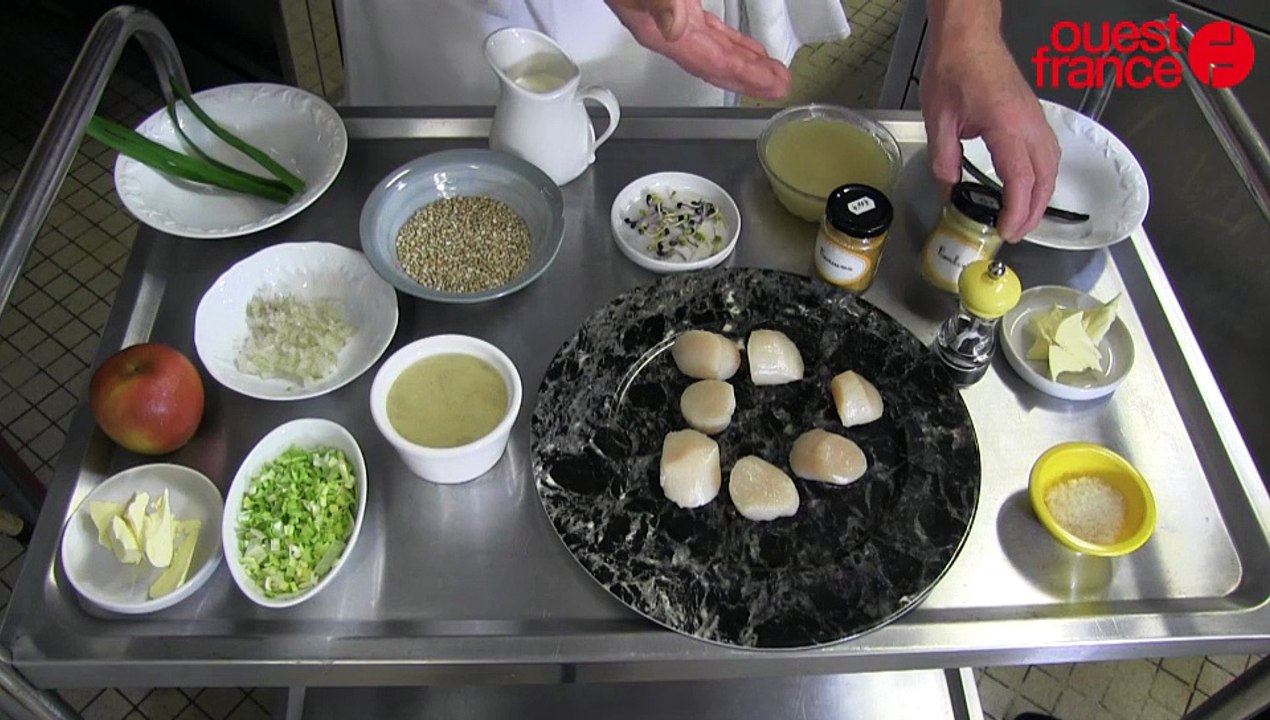 Recette des "Saint-Jacques des Glénan sous le vent", par Jean-Marie Guilbault