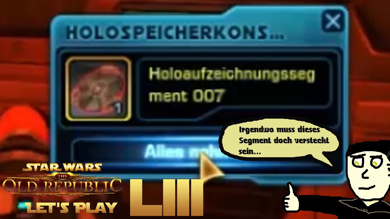 SWTOR Let's Play 53: Holoaufzeichnungssegment 007