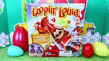 Loopin' Louie Board Game Challenge Family Fun Night + Surprise Toys & Eggs DisneyCarToys