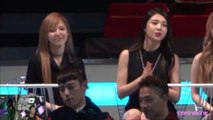 [Fancam] 151202 Red Velvet (Wendy Joy) Reaction to RHYTHM TA (iKON) at 2015 MAMA in HK
