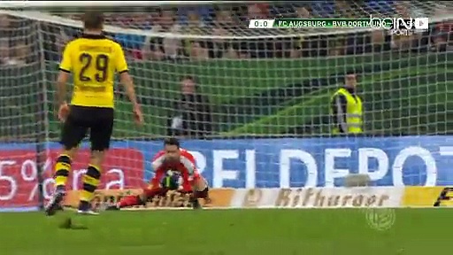 German Cup: Augsburg 0 - 2 Borussia Dortmund