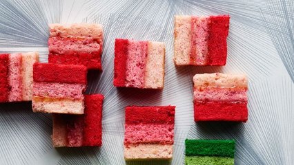 You're Gonna Win this Year's Cookie Swap: Ombré Rainbow Cookies