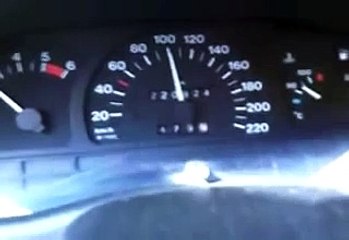 Biking at the speed of 100km per hour