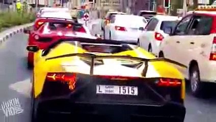 New 2016 Lamborghini on fire in dubai - expensive car accident - showing off gone wrong - YouTube