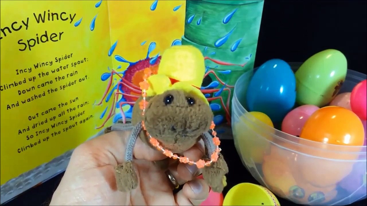 egg rhymes Incychanson en anglais Wincy Spider itsy bitsy |  Nursery Rhymes with toys and cbeebies  surprise egg