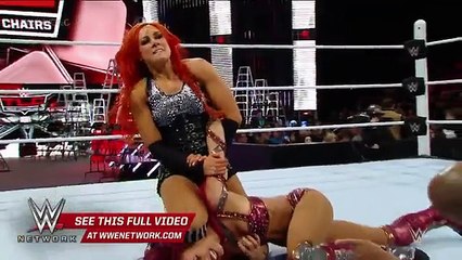Becky Lynch vs Sasha Banks WWE TLC 2015 Kickoff