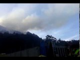 Incendio en los Cerros Orientales