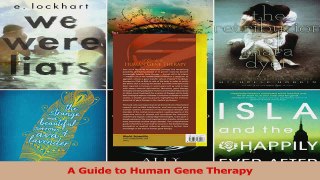 Read  A Guide to Human Gene Therapy Ebook Free