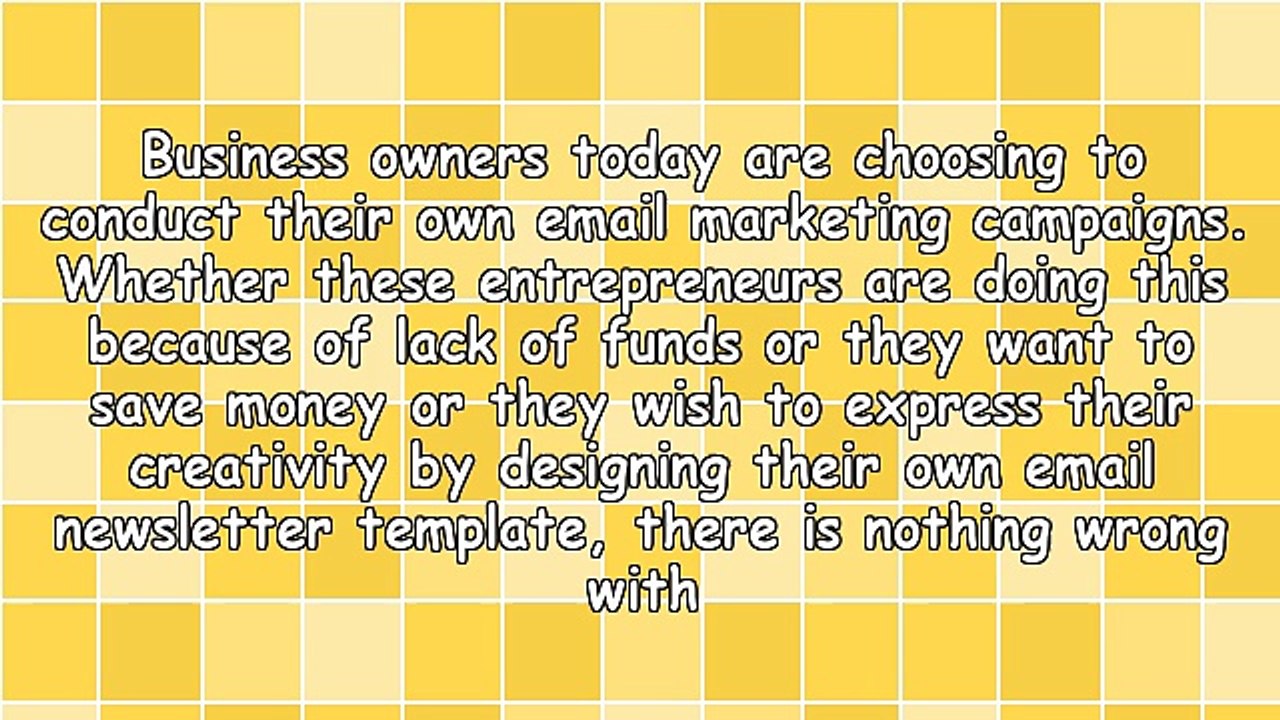 Some Tips To Follow In Creating A Good Email Newsletter Template