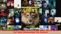 PDF Download  Lion Amazing Photos  Fun Facts Book About Lions For Kids Remember Me Series PDF Full Ebook
