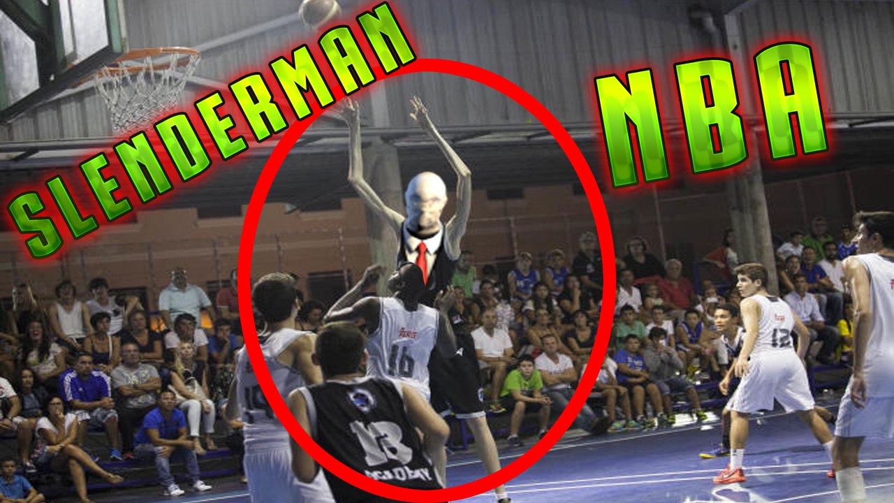 Slenderman Jugando Basketball | Slenderman Playing Basketball