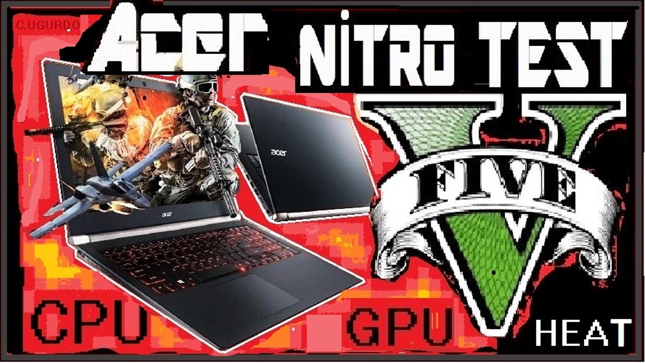 Acer Nitro GTA 5 Video 2- ISI Ayarları -FAN Test