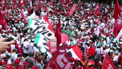 Protesto contra o impeachment em São Paulo