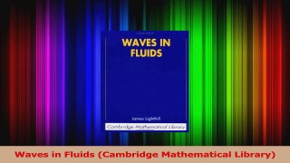 PDF Download  Waves in Fluids Cambridge Mathematical Library PDF Full Ebook