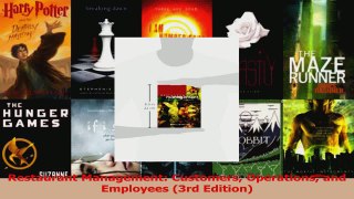 Read  Restaurant Management Customers Operations and Employees 3rd Edition PDF Online