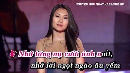 Karaoke Nhớ Người Yêu Đan Nguyên Hoàng Thục Linh HD