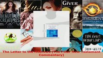 Read  The Letter to the Hebrews The Pillar New Testament Commentary EBooks Online