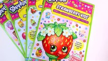 4 Shopkins Smell icious Activities Books with Scented Stickers Review Video Cookieswirlc