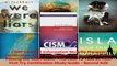 CISM Certified Information Security Manager Certification Exam Preparation Course in a Download