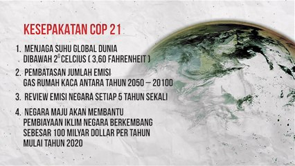 COP 21 Sepakati 4 Poin Perubahan Iklim