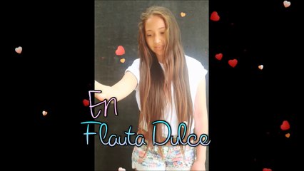 Darte un beso de prince Royce en Flauta Dulce