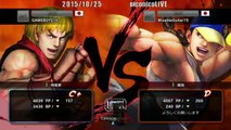 Momochi (Ken) vs Kazunoko (Yun) - USF4 - TL5A Round6 Battle5