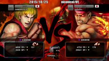 Daigo Umehara (Evil Ryu) vs Momochi (Ken) - USF4 - TL5A Round6 Battle11