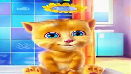 Funny cat ginger ! Cartoon for children cats are so cute playing