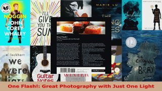 Read  One Flash Great Photography with Just One Light EBooks Online