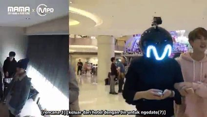 [INDOSUB] Jin surprise bday party in MAMA HK 2015