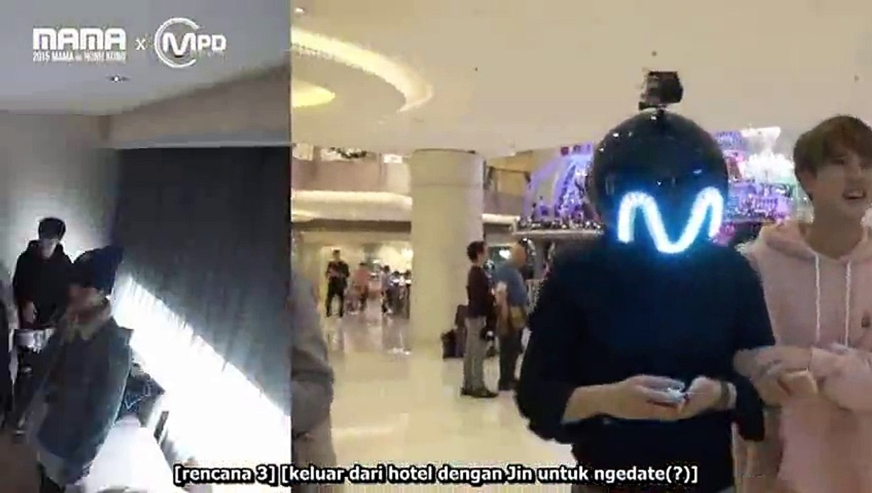 [INDOSUB] Jin surprise bday party in MAMA HK 2015