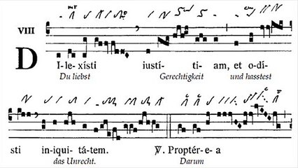 Graduale gregorian 'Dilexisti', Baptismate Domini (Baptême du Seigneur)