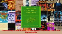 Download  Governing Local Public Economies Creating the Civic Metropolis PDF Free