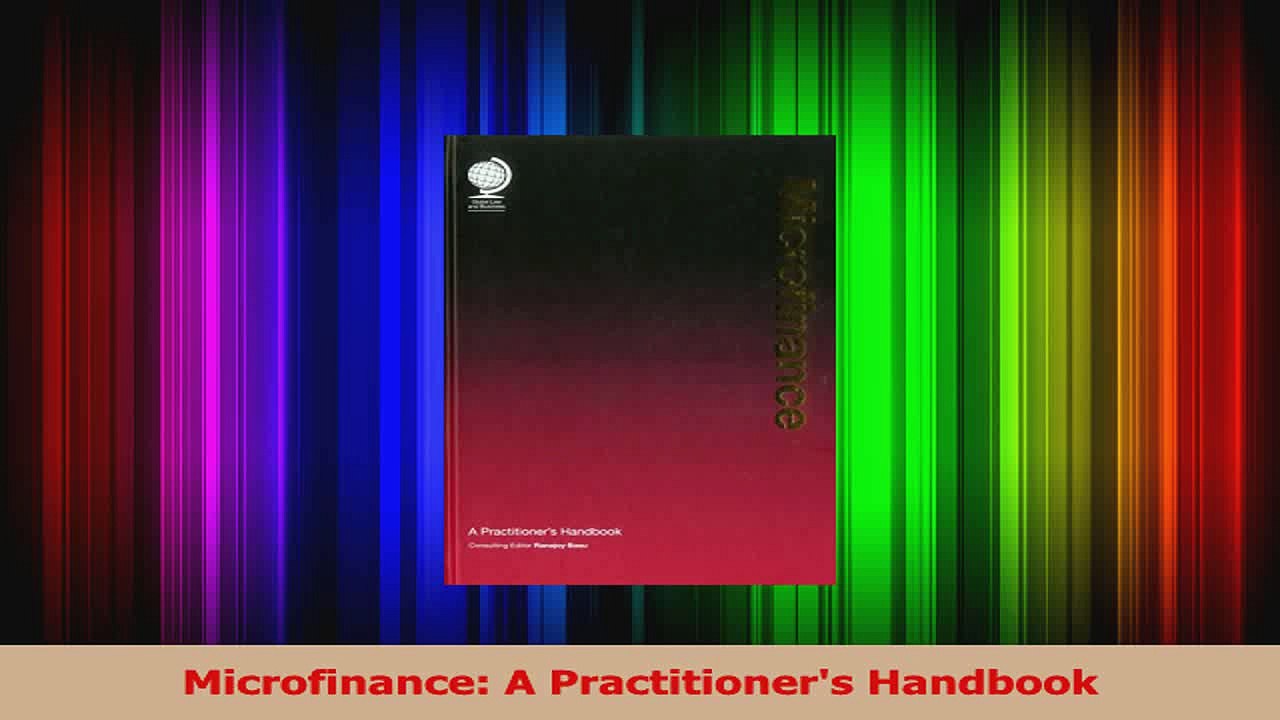 PDF Download  Microfinance A Practitioners Handbook PDF Full Ebook