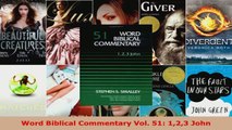 Download  Word Biblical Commentary Vol 51 123 John EBooks Online