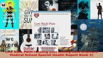 Read  Low Back Pain Healing your aching back Harvard Medical School Special Health Report Book PDF Free