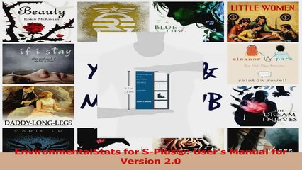 EnvironmentalStats for SPlus Users Manual for Version 20 Read Online