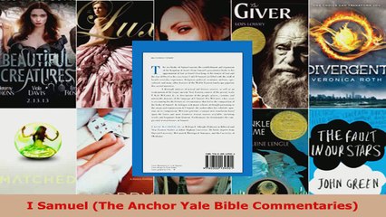 Download  I Samuel The Anchor Yale Bible Commentaries PDF Free