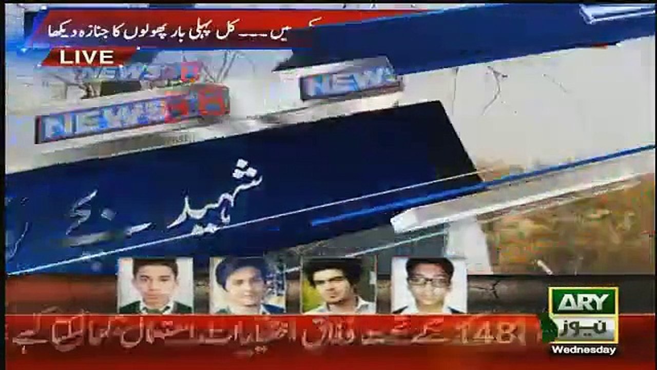 Anchor Mansoor Ali Khan Crying On Story Of 4 Year Old APS Martyr