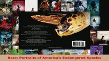 Read  Rare Portraits of Americas Endangered Species Ebook Free